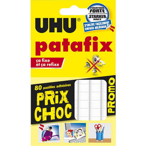 PATAFIX WHITE 80 REPOSITIONABLE PADS 80PC (#119928)