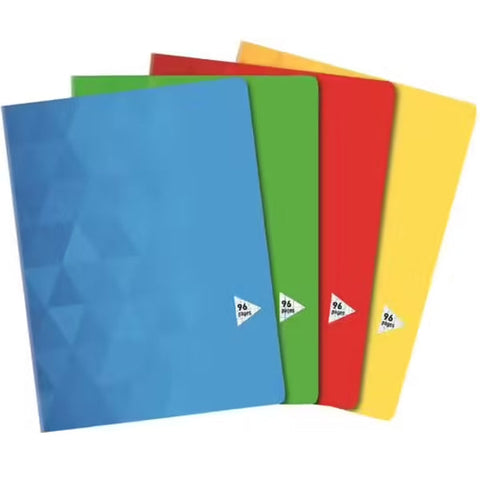 STAPLED WRITING BOOK ASSORTED COLORS (#119768)