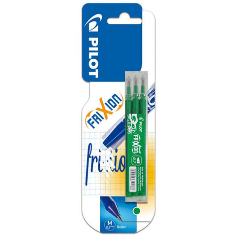 3 REFILLS FRIXION GREEN 0.7MM 3PC (#119816)