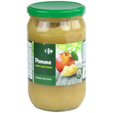 APPLESAUCE WITH CHUNKS COMPOTE JAR 710G (#115924)