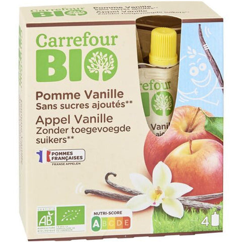ORG APP VANIL WITHT AD SUG POUCH 90G (#115003)