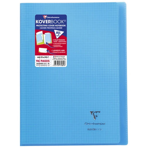 NOTEBOOK COVER LIGHT BLUE SMALL SQUARES (#122196)