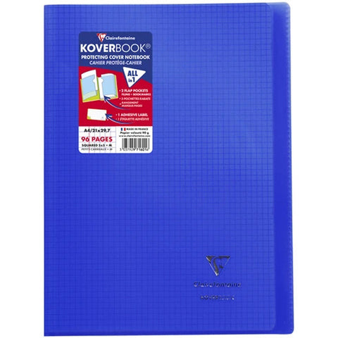 NOTEBOOK COVER BLUE SMALL SQUARES (#122340)