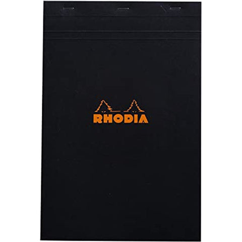 NOTEBOOK BLACK SMALL SQUARES A4 (#127993)
