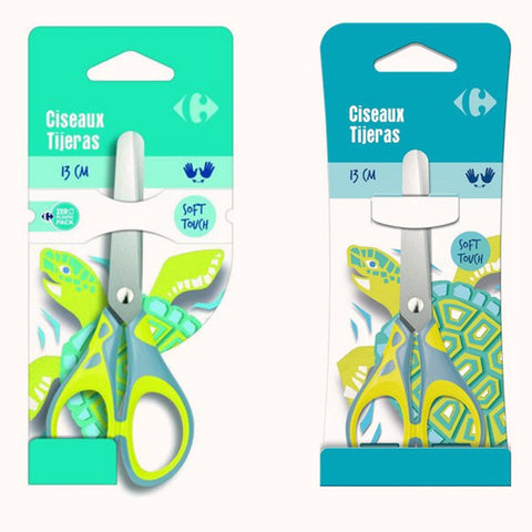 SCISSORS 13CM BLUNT TIP ASSORTED (#119906)