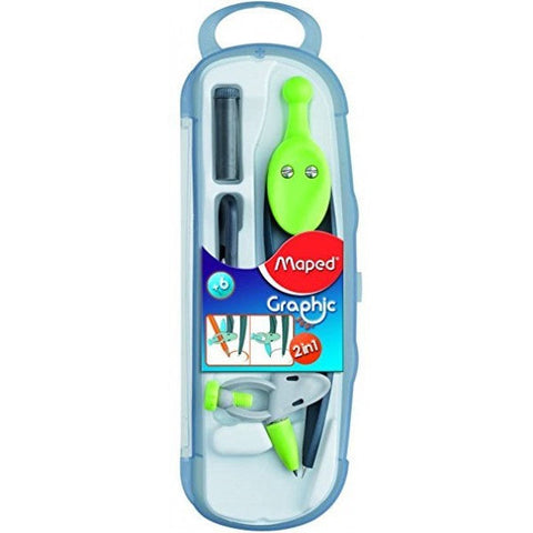 COMPASS SET 3 PIECES GRAPHIC BLUE (#122384)