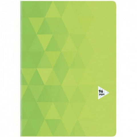 STAPLED WRITING BOOK GREEN A4 (#122331)