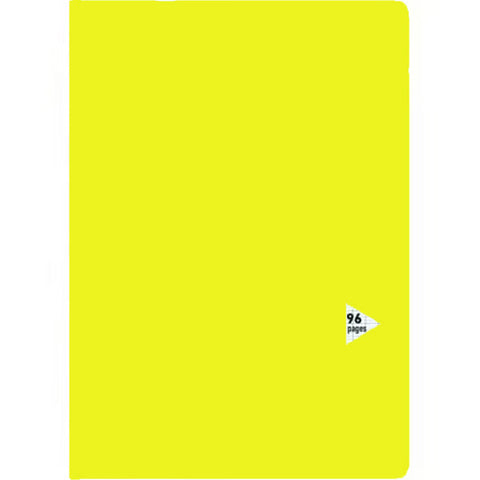STAPLED WRITING BOOK YELLOW A4 (#122286)