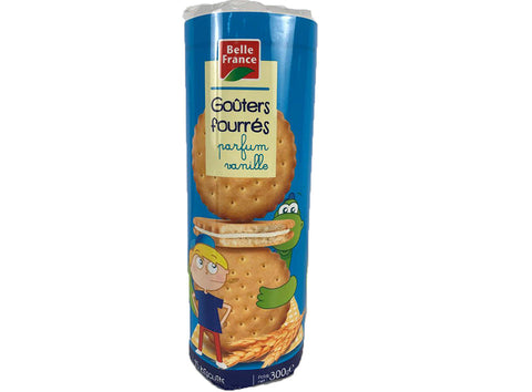 VANILLA FILLED ROUND BISCUITS 300G (#116806)