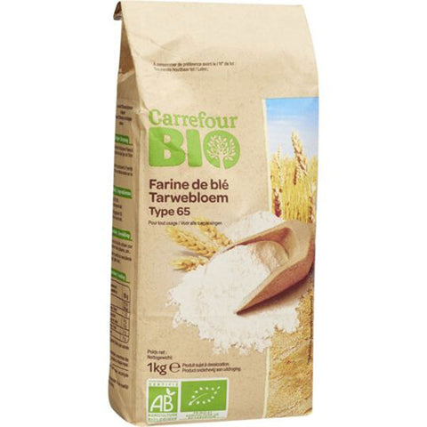 ORGANIC WHEAT FLOUR TYPE 65 1KG (#115642)
