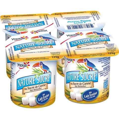 SWEETENED PLAIN YOGURT 125G (#114588)