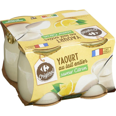 WHOLE MILK LEMON YOGURT 125G (#113771)