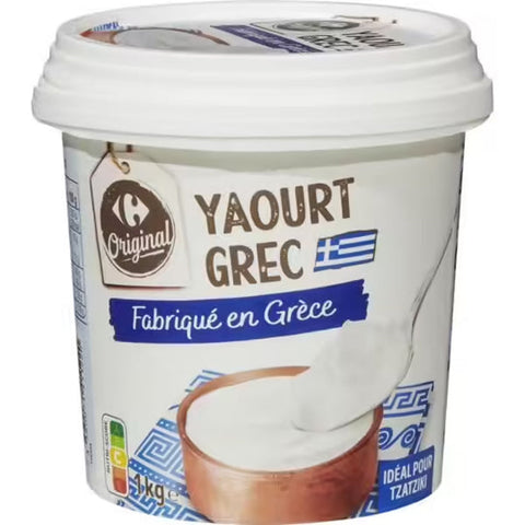 GREEK PLAIN YOGURT 1KG (#113742)