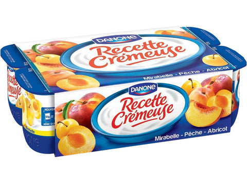 CREAMY YELLOW FRUITS YOGURT 125G (#114645)