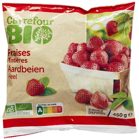 ORG WHOLE STRAWBERRIES 450G (#120136)