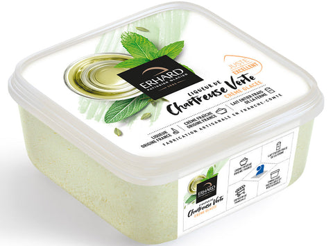 GREEN CHARTREUSE LIQUOR ICE CREAM 450G (#122018)