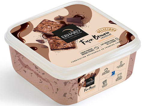 CHOCOLATE BROWNIE ICE CREAM 460G (#122033)