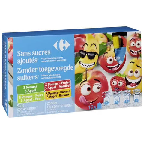 MIXED FRUITS WITHT AD SUGAR POUCH 90G (#115010)