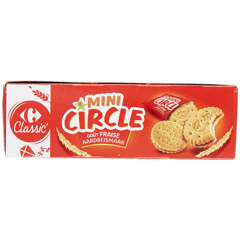 STRAWBERRY FLAVOURED BISCUITS 168G (#116756)