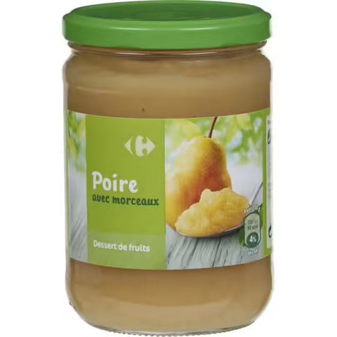 PEAR CHUNKS COMPOTE JAR 580G (#115920)