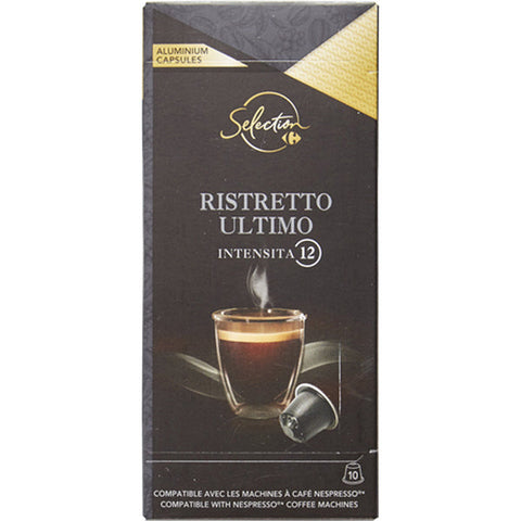 RISTRETTO ULTIMO COFFEE CAPSULES 10PC (#118101)