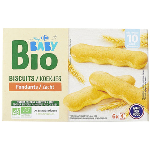 ORGANIC BABY BISCUITS 10M 120G (#118365)