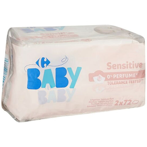 SENSITIVE FRAGRANCE-FREE WIPES 72PC (#118369)