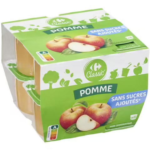APPLESAUCE DESS WITHT ADDED SUGAR 100G (#115021)