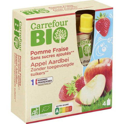 ORG APP STRAW W/O AD SUGAR POUCH 90G (#115004)