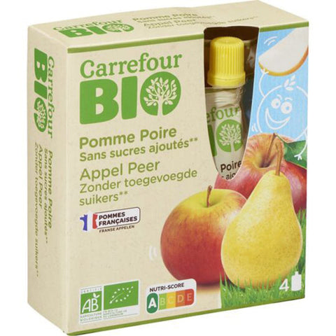 ORG APP PEAR WITHTADD SUGAR POUCH 90G (#115005)