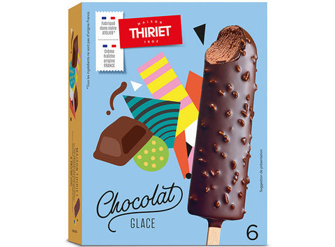 ICE CREAM STICKS CHOCOLATE 240G 6PC (#120617)
