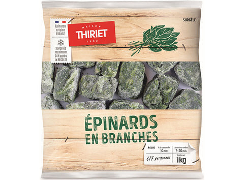 WHOLE LEAF SPINACH 1KG 6-7 PORTIONS (#113326)