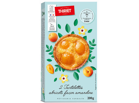 APRICOT TARTLETS AMANDINE STYLE 200G 2 PIECES (#113340)
