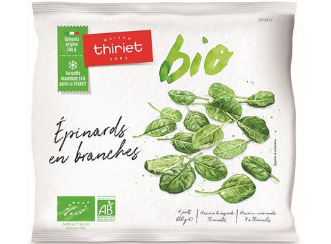 ORGANIC SPINACH LEAVES 600G (#126638)