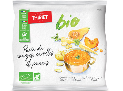 ORGANIC SQUASH CARROT PARSNIP PUREE 600G 4 PORTIONS (#126598)
