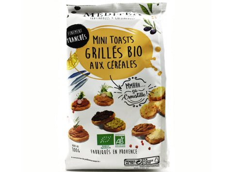 ORGANIC CEREALS MINI TOASTS 100G (#127501)