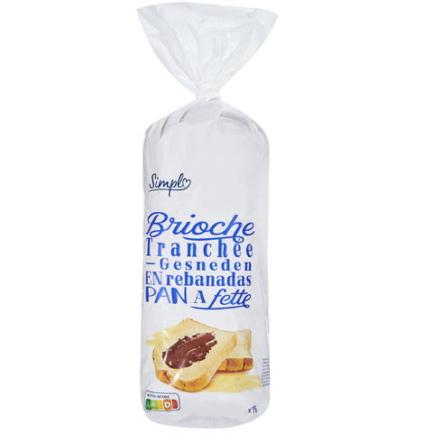 SLICED BRIOCHE BREAD 500G (#122181)