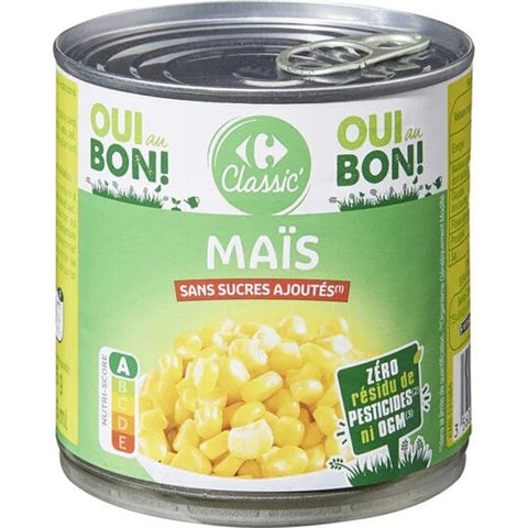 SWEET CORN WITHOUT ADDED SUGAR 300G (#115771)