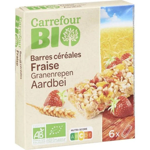 ORGANIC STRAWBERRY CEREAL BARS 138G (#116820)
