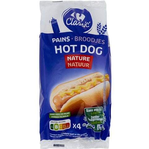 HOT DOG BUNS BREAD 250G (#116962)