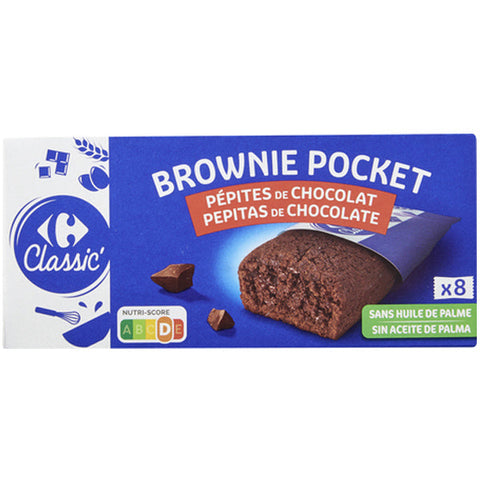 CHOCOLATE CHIP BROWNIES 240G (#122408)