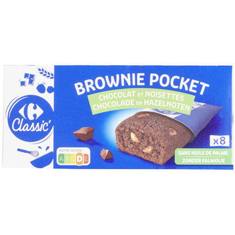 CHOCOLATE HAZELNUT BROWNIES 240G (#122406)