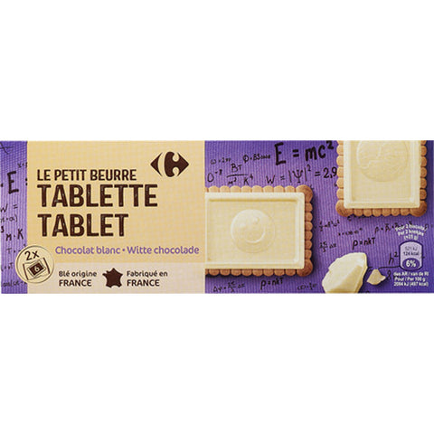 WHITE CHOCOLATE BISCUITS 150G (#116772)