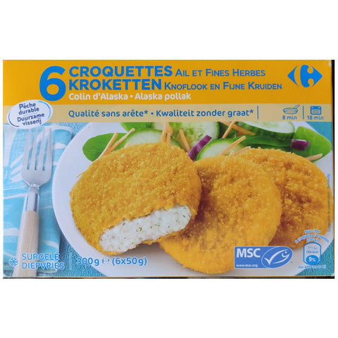 FISH CROQUETTES GARLIC HERBS 50G (#120084)