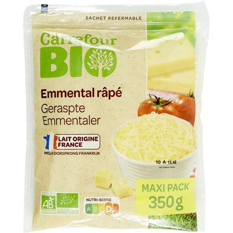 ORG GRATED EMMENTAL CHEESE 350G (#122167)