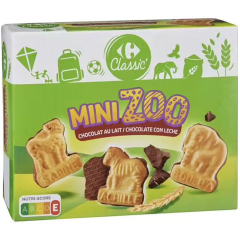 MILK CHOCOLATE ZOO BISCUITS 160G (#116474)