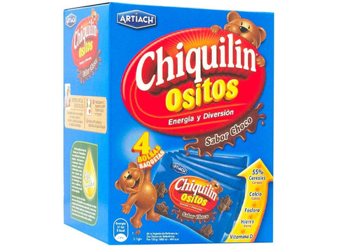 CHOCOLATE CHIQUILIN OSITOS BISCUITS 40G (#120983)