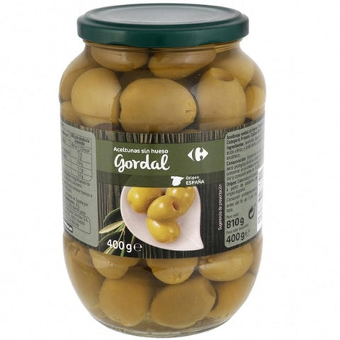 GORDAL PITTED GREEN OLIVES 810G (#127860)