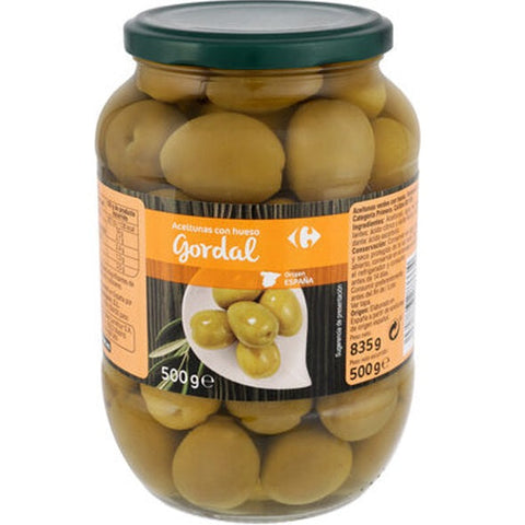 GORDAL GREEN OLIVES 1KG (#127564)