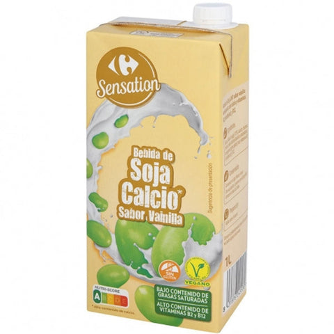 VANILLA FLAVOUR SOYA DRINK WITH CALCIUM 1L (#127590)